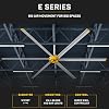 Big Ass Fans E-Series 7 ft Industrial 6 Blade Ceiling Fan Gearless