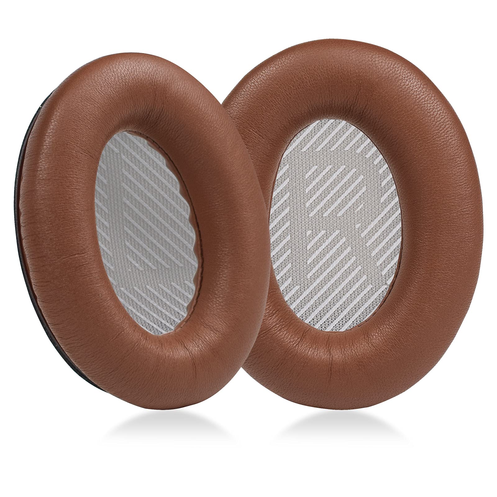 MOLGRIA Lambskin Ear Pads Cushion, Replacement Sheepskin Earpads for Bose Quiet Comfort QC 35 II QC35 QC35ii QC15 QC25 QC2 AE2 SoundLink SoundTrue Headphones(Chocolate)