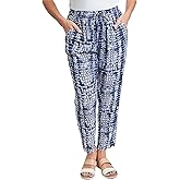 Royalty for Me Womens Royalty for Me Women's Straight Tapered High Rise Drawstring Waistband Pants Lifestyle Collection