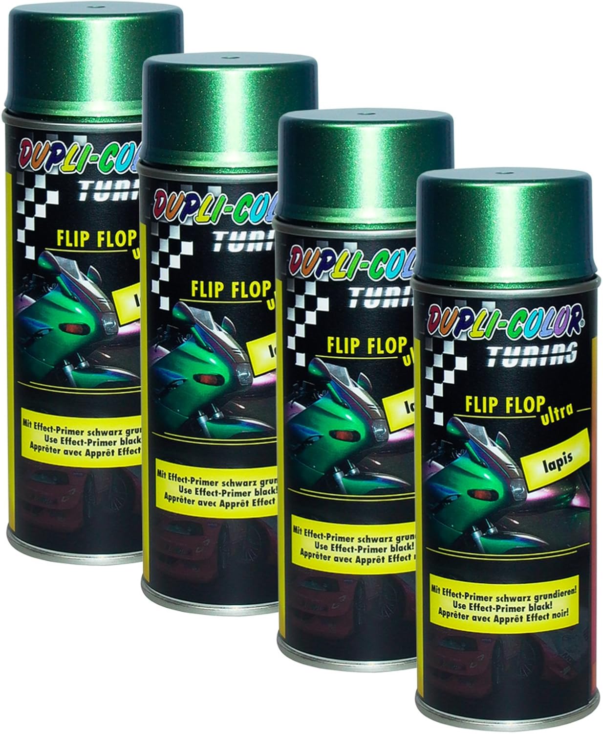 4X DUPLIColor FLIPFlop Ultra Lapis Effekt Glas Keramik Stein METALLE