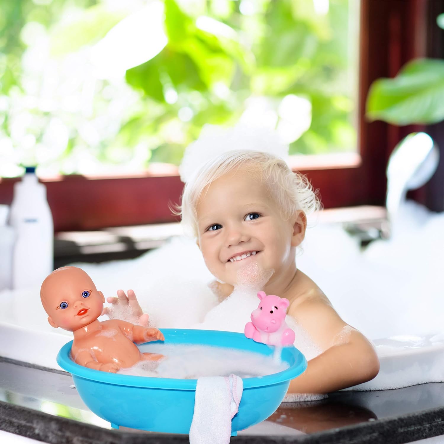 bañera para muñecas juguete