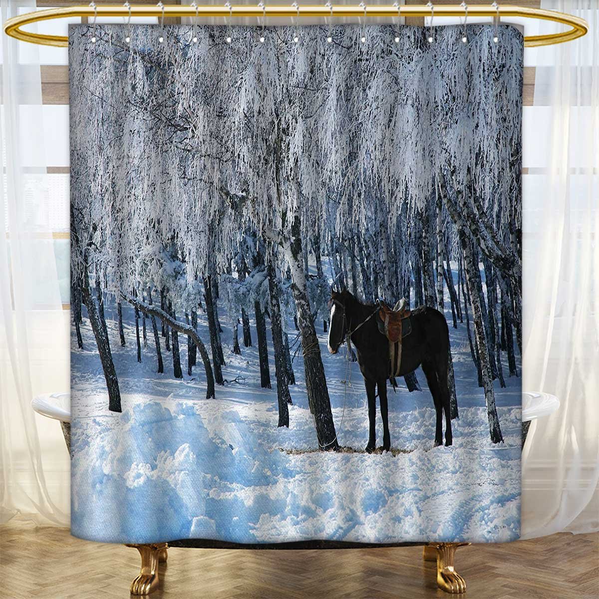 Amazon Com Anhounine Equestrian Shower Curtain Collection By