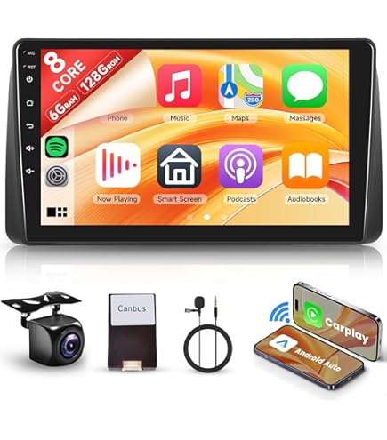 Android 13 Car Stereo For Dodge Grand Caravan 2011-2020 - 9 Inch Touch Screen With Wireless CarPlay
