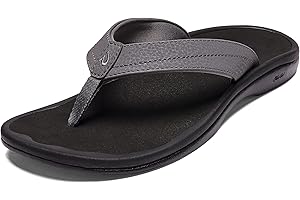 OLUKAI Ohana Women's Beach Sandals, Water Resistant Flip Flops, Arch Support & Comfort Fit, Lightweight & Durable, Enhanced Grip & Traction
