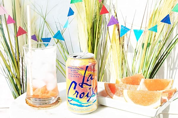 LACROIX, SPARKLING WATER, PAMPLEMOUSSE GRAPEFRUIT, 12 FL OZ (PACK OF 12)