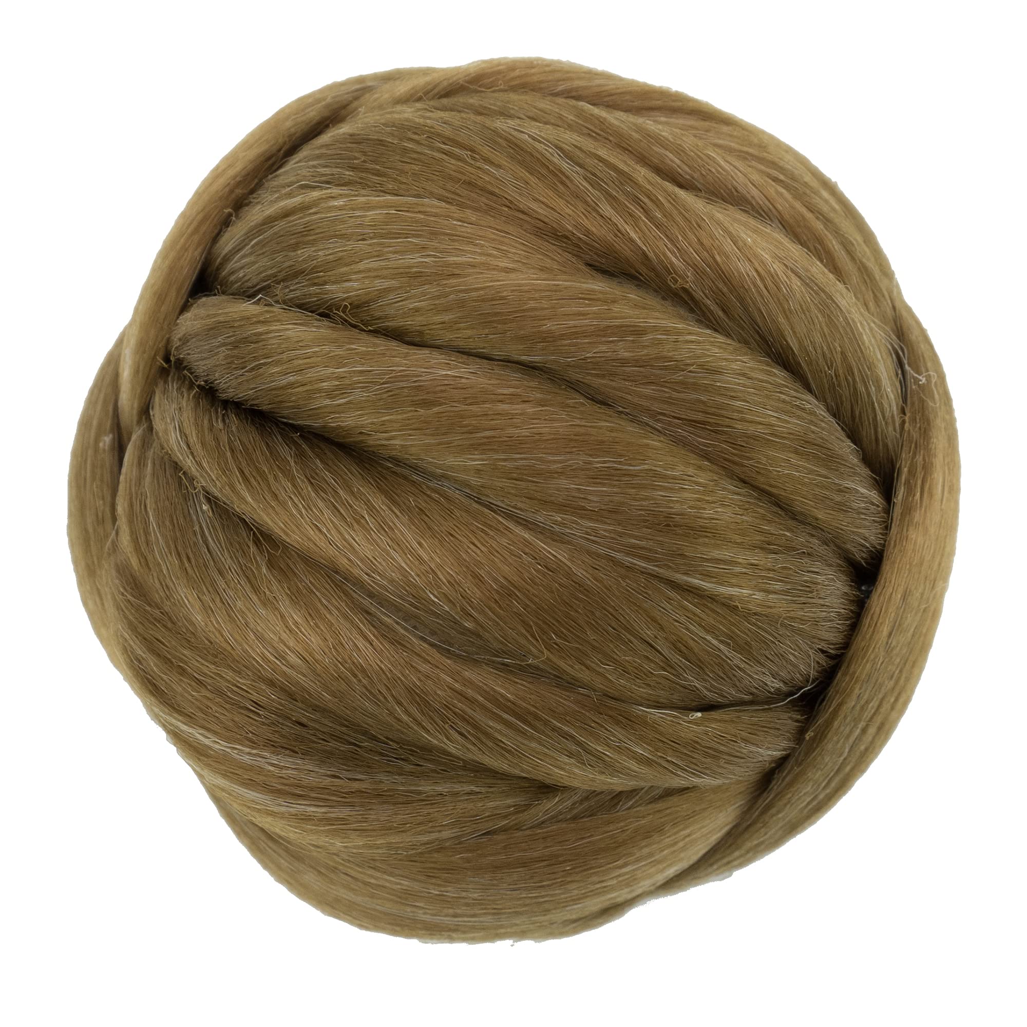 IMISSU Braided Chignon Dancer Hair Cover Donut Hairpieces Scrunchies Hair Bun Wig Updo Wedding Party for Women (M2 Mix Copper)