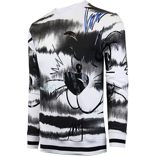 Screenshotbrand Mens Urban Hip Hop Premium Fleece - Pullover Activewear Street Fashion Crew Neack Sweatshirt