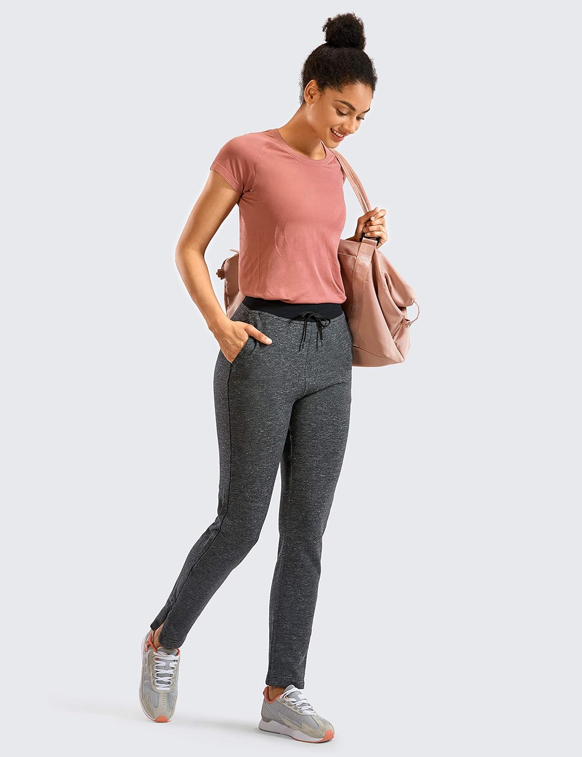 women's sweatpants with zipper legs