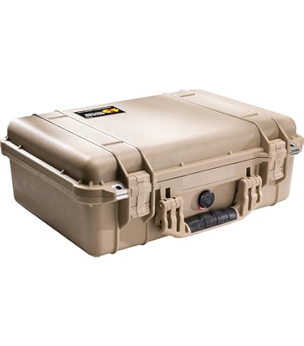 PELICAN 1520 プラスチックケース ベージュ Amazon.com : Pelican 1520 Case With Foam (Yellow) : Diving