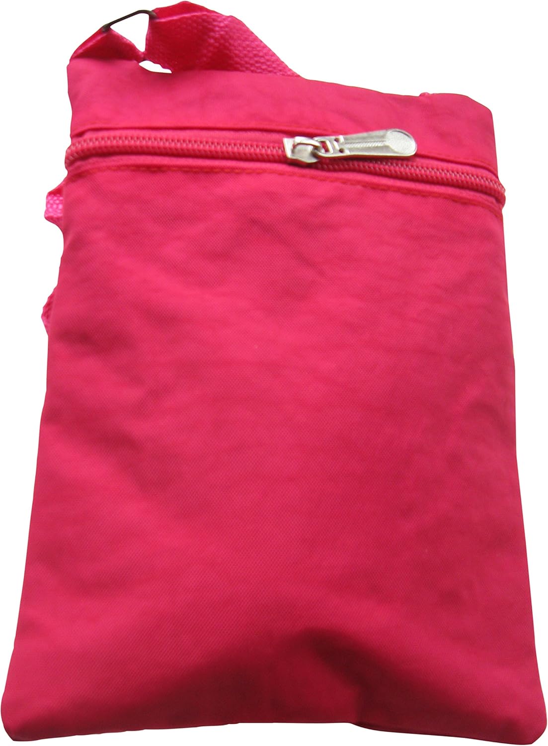 Ladies Crinkled Nylon Small Cross Body Bag Organizer - Image 3