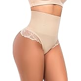 Werena Tummy Control Thong Shapewear for Women Seamless Shaping Underwear High Waist Body Shaper Panties Panty Girdle