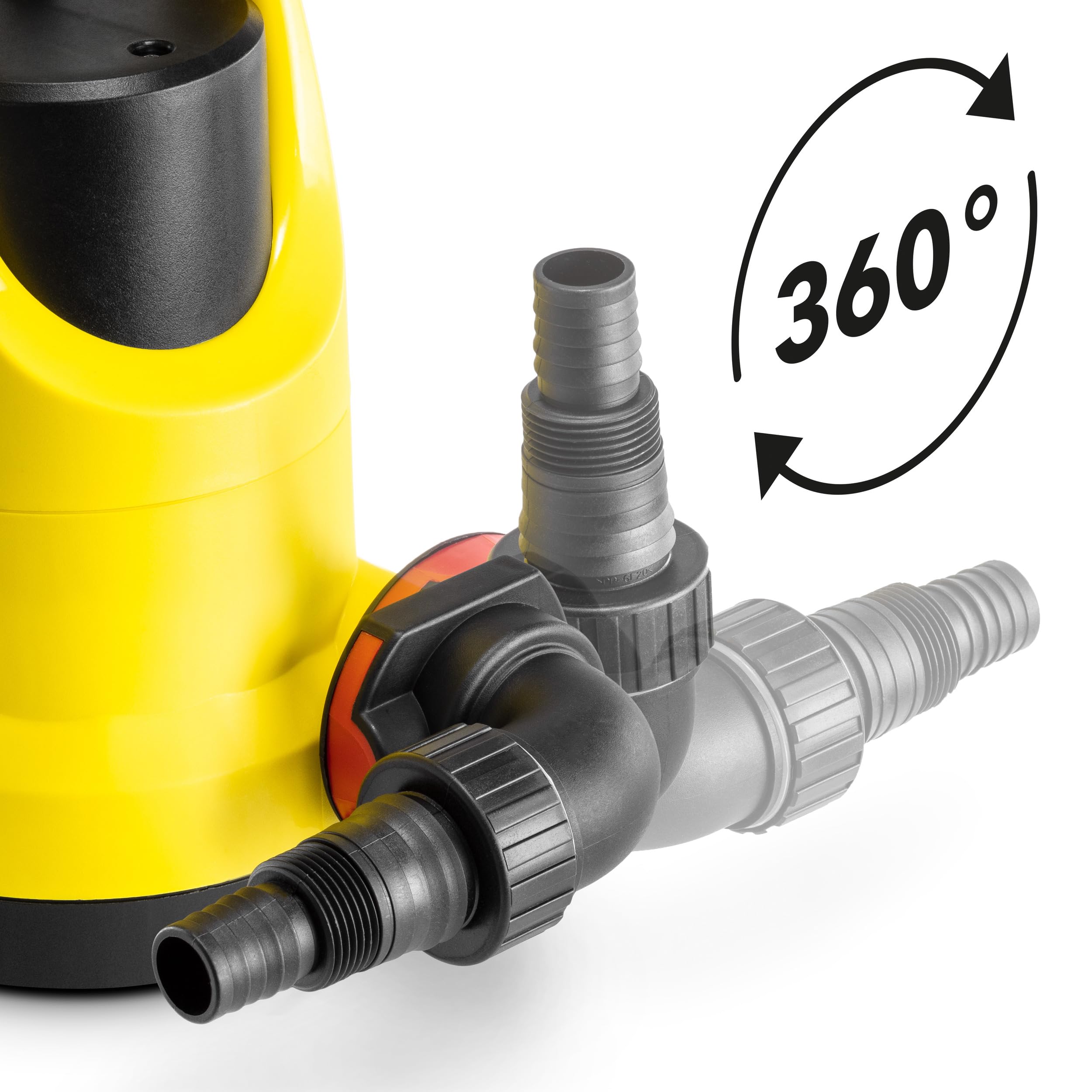 TROTEC Tauchpumpe TWP 4006 E – Pumpe für Klarwasser – Fördermenge 7300 l/h, Eintauchtiefe max. 7 m, Rückflussstopp, IP8X 9