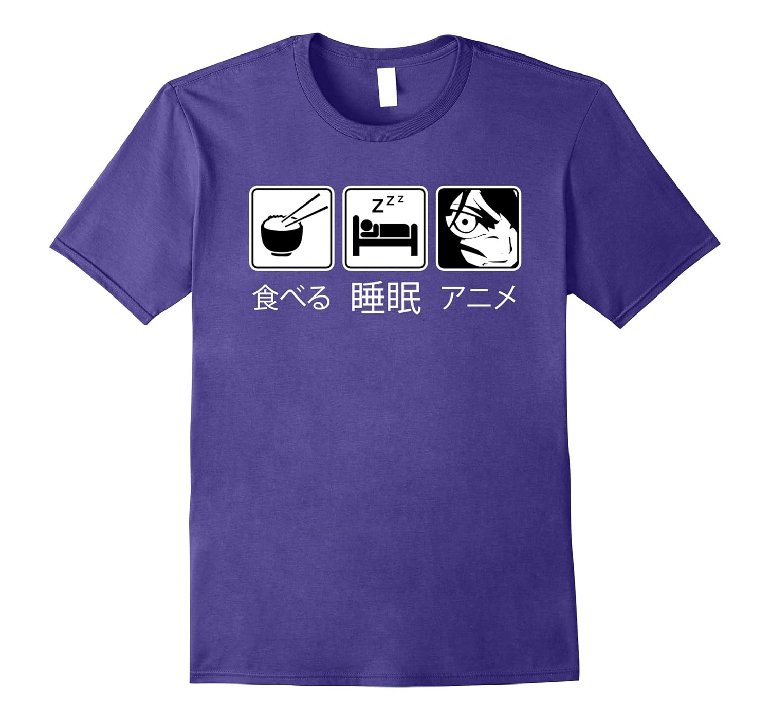 Anime Eat Sleep Funny T Shirt-tovacu