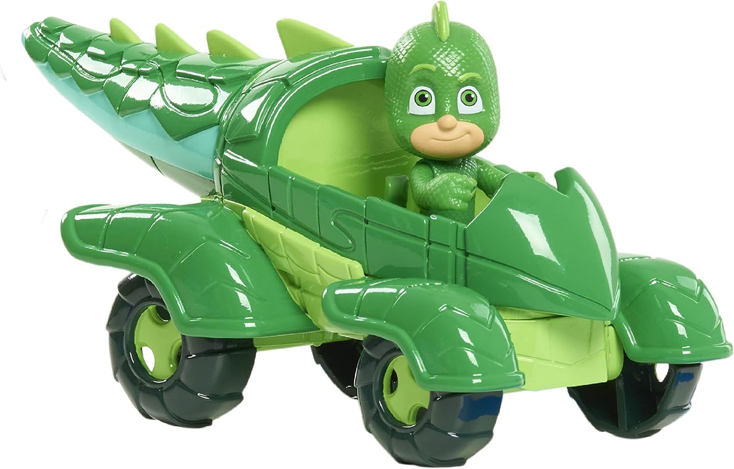 PJ Masks Gekko & Gekko Mobile, 2-Piece Articulated Action Figure and Vehicle Set, Green, by Just Play - Image 4