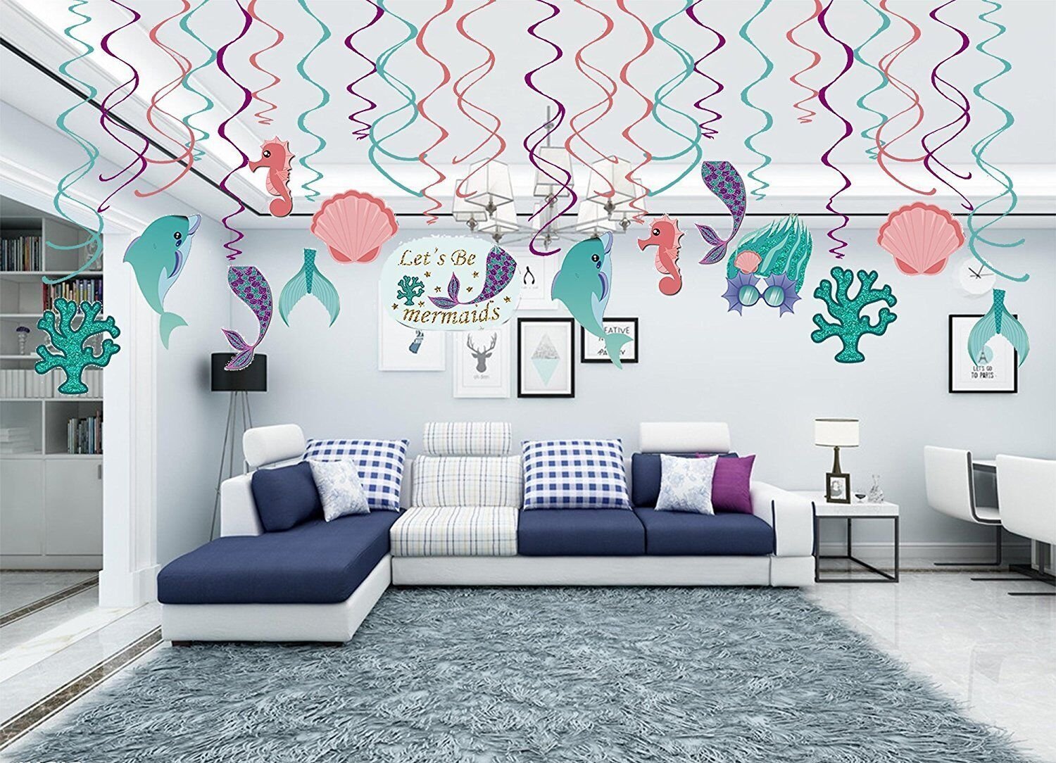 Get Sirena bajo las decoraciones del partido de mar Desktop Wallpaper Sirena Bajo Las Decoraciones Del Partido De Mar