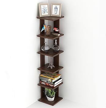 Wudville Braine Floor Standing Wall Corner Shelf/Display Rack