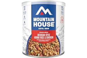 Mountain House Mexican Style Adobo Rice with Chicken | Freeze Dried Survival & Emergency Food | #10 Can | Gluten-Free