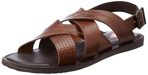 Men's Lc1002ctan Leather Outdoor Sandals