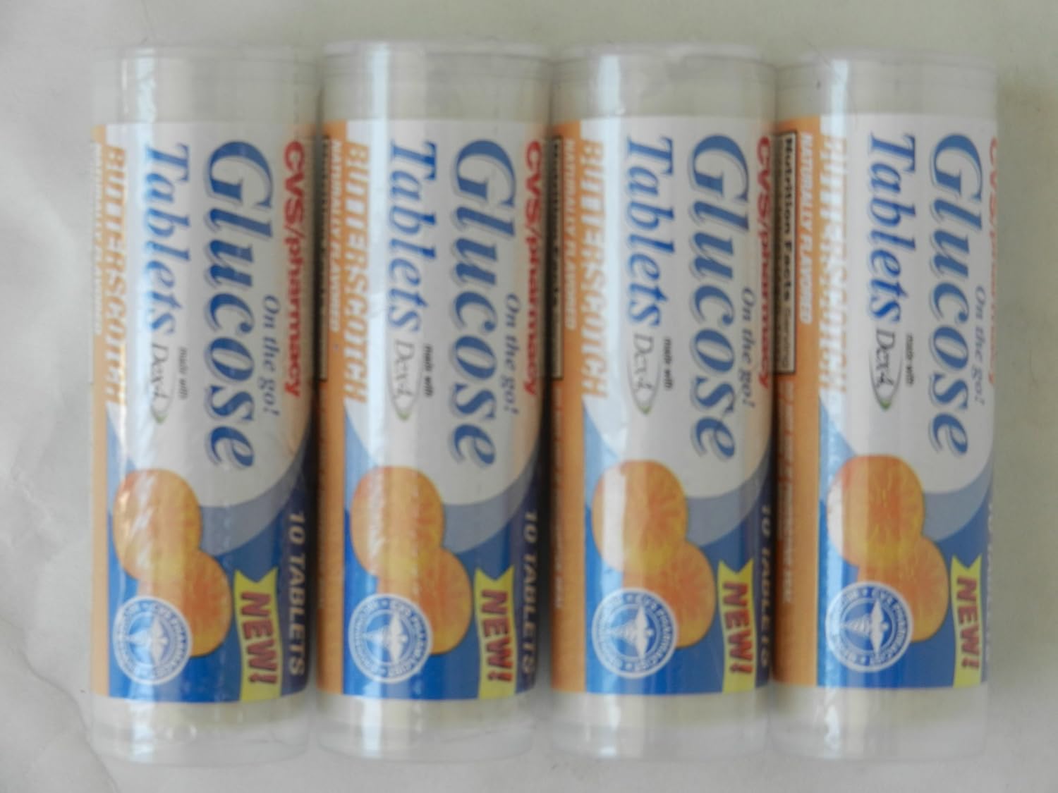 Glucose Tablets Made with Dex 4, Butterscotch, 10 Tablets
