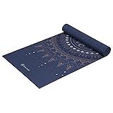 Gaiam Yoga Mat - Premium 6mm Print Extra Thick Non