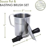 Cuisinart CBP-116 Stainless Steel Sauce Pot Basting Brush Set 16oz view 4