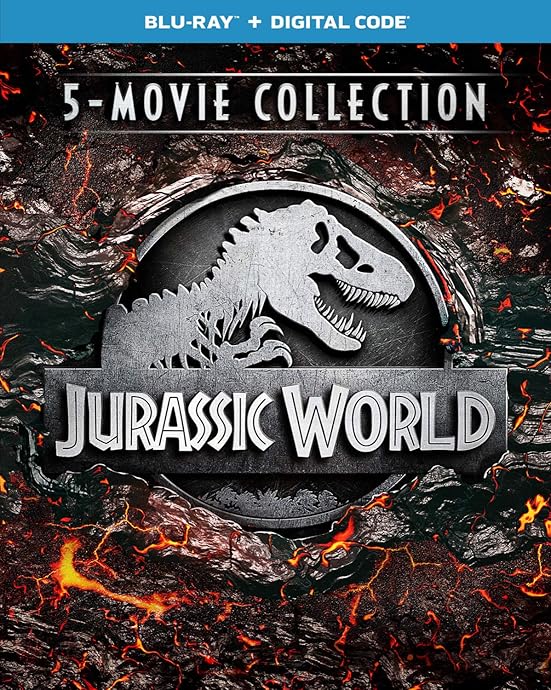 金盒特价 Jurassic World 5-Movie Collection 侏罗纪公园五部曲 蓝光碟 2.6折$22.99 海淘转运到手约¥190