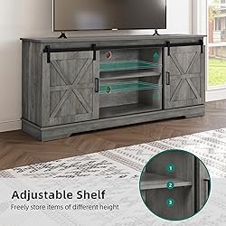 YITAHOME Farmhouse TV Stand for 65/60/55