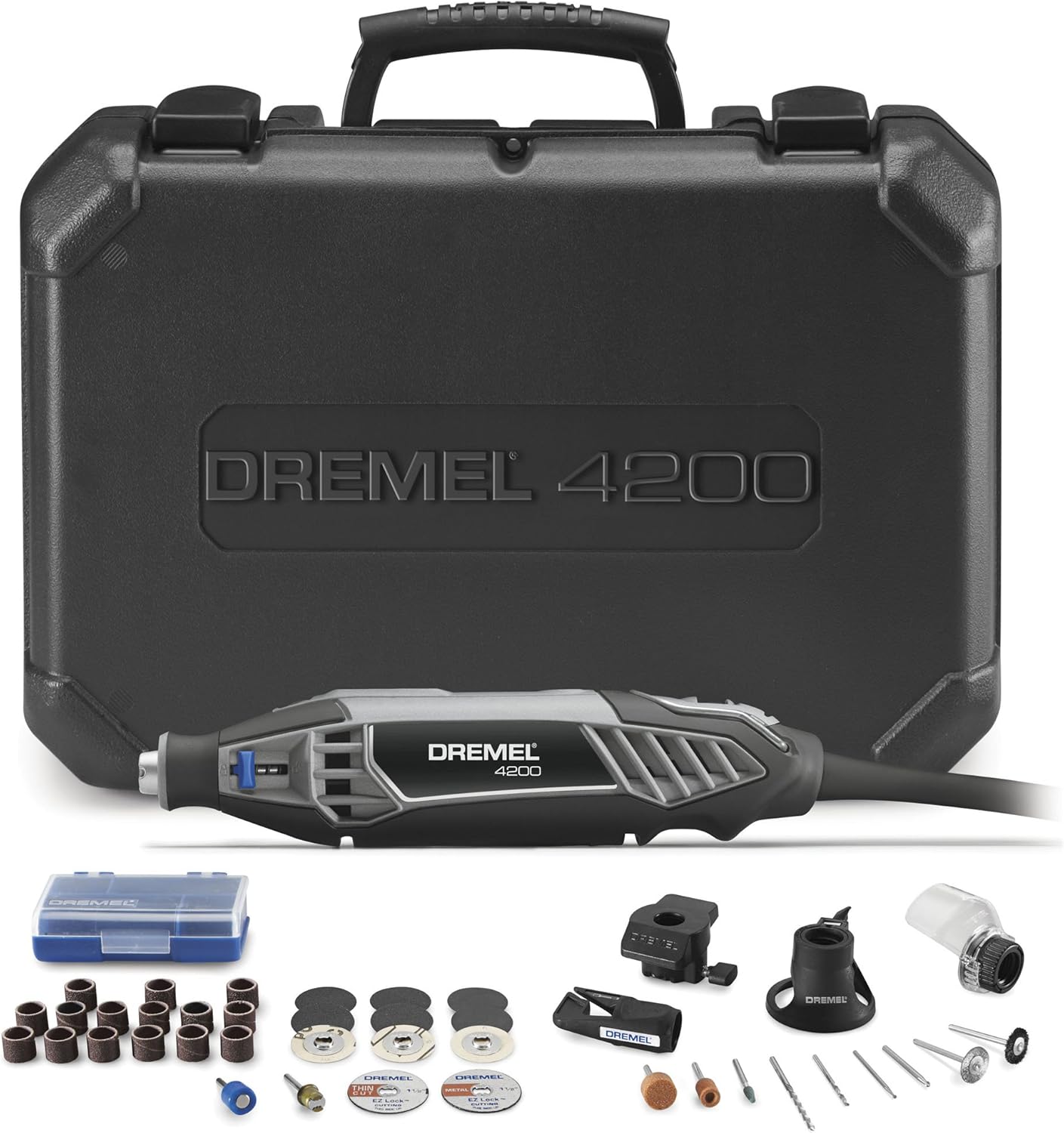 Dremel 42004/36 High Performance Rotary Tool Kit with EZ Change, 4