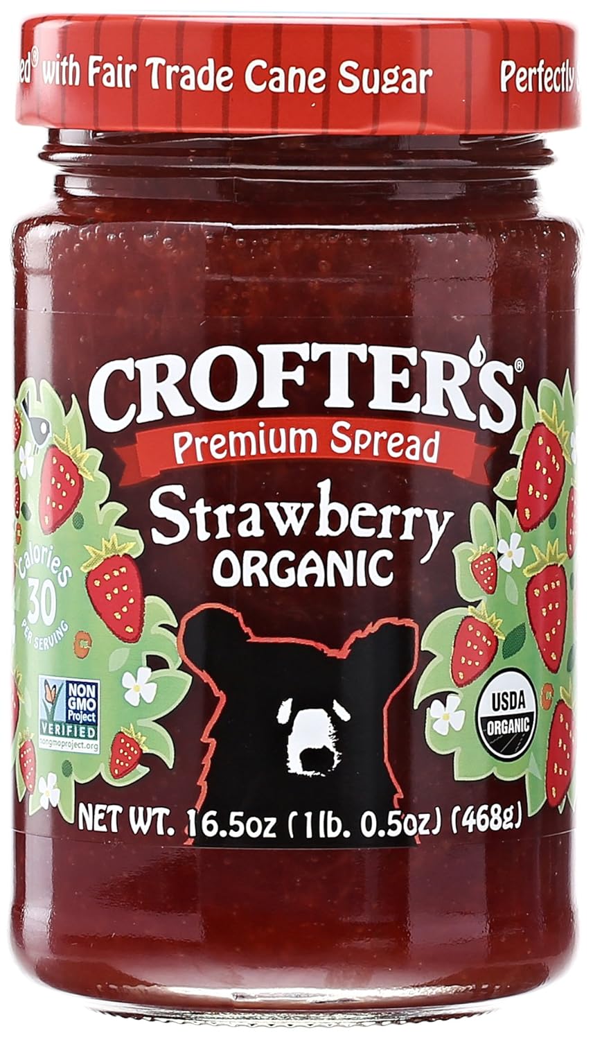 Crofters Organic Strawberry Premium Spread, 16.5 oz