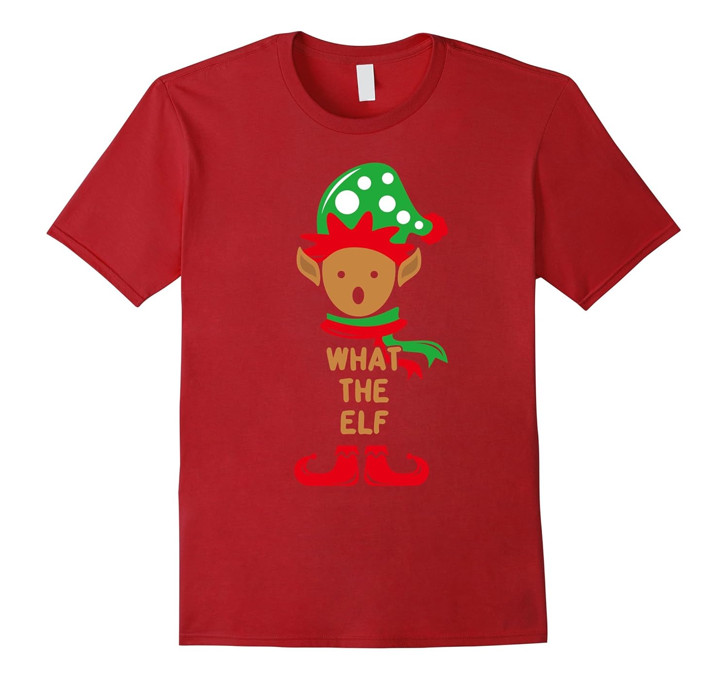 What The Elf T-Shirt - Funny Christmas Elf Shirt-FL