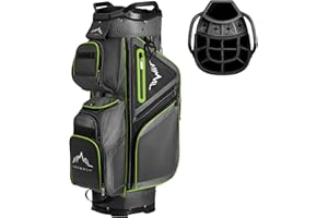 UNIHIMAL 15-Way Golf Cart Bag, Premium Anti-Shake Divider Top Golf Bag with Comfortable Handles, Magnetic Pocket and Rain Cover