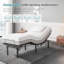 HUAHOME Twin XL Electric Adjustable Bed Base