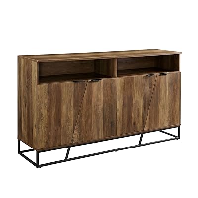 58" Angled Door Sideboard - Reclaimed Barnwood