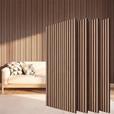 TONOR Wood Wall Panels for Interior Wall Decor-4 Pack 47.2" x 23.6" | Wood Slat Acoustic Panels-31ft&sup2; for Noise Cancelling and Wall D&eacute;cor Living Room, Home Decor, Office, Walnut
