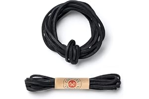 COBBLER'S CHOICE CO. FINEST QUALITY Premium Leather Boot Lace - Premium Quality and Strength