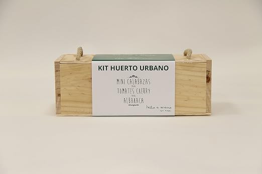 Kit de Huerto Urbano: Minicalabazas, Tomates Cherry y Albahaca ...