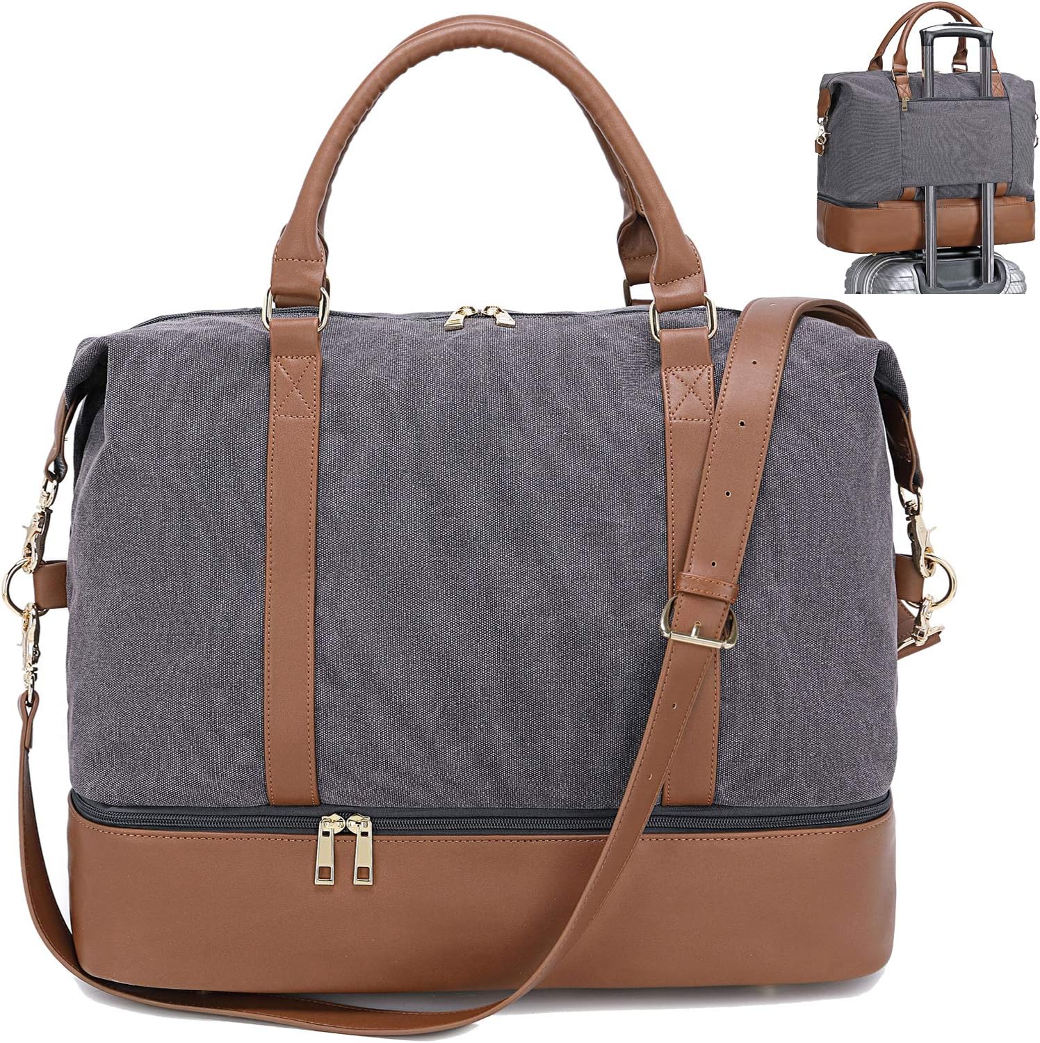 carry on luggage with trolley sleeve