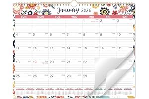 COBOLL 2026 Calendar - 2026 Wall Calendar, 12 Monthly Calendar 2026 from January to December, Perfect for School, Office & Home Planning, 14.75" x 11.5"