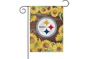 Rico Industries NFL Football Sunflower Spring 13" x 18" Double Sided Garden Flag