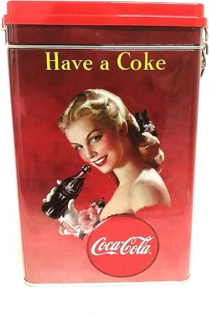 Coca Cola Coke tarro Café con clip Slogan Have a Coke Cocacola: Amazon.es: Hogar