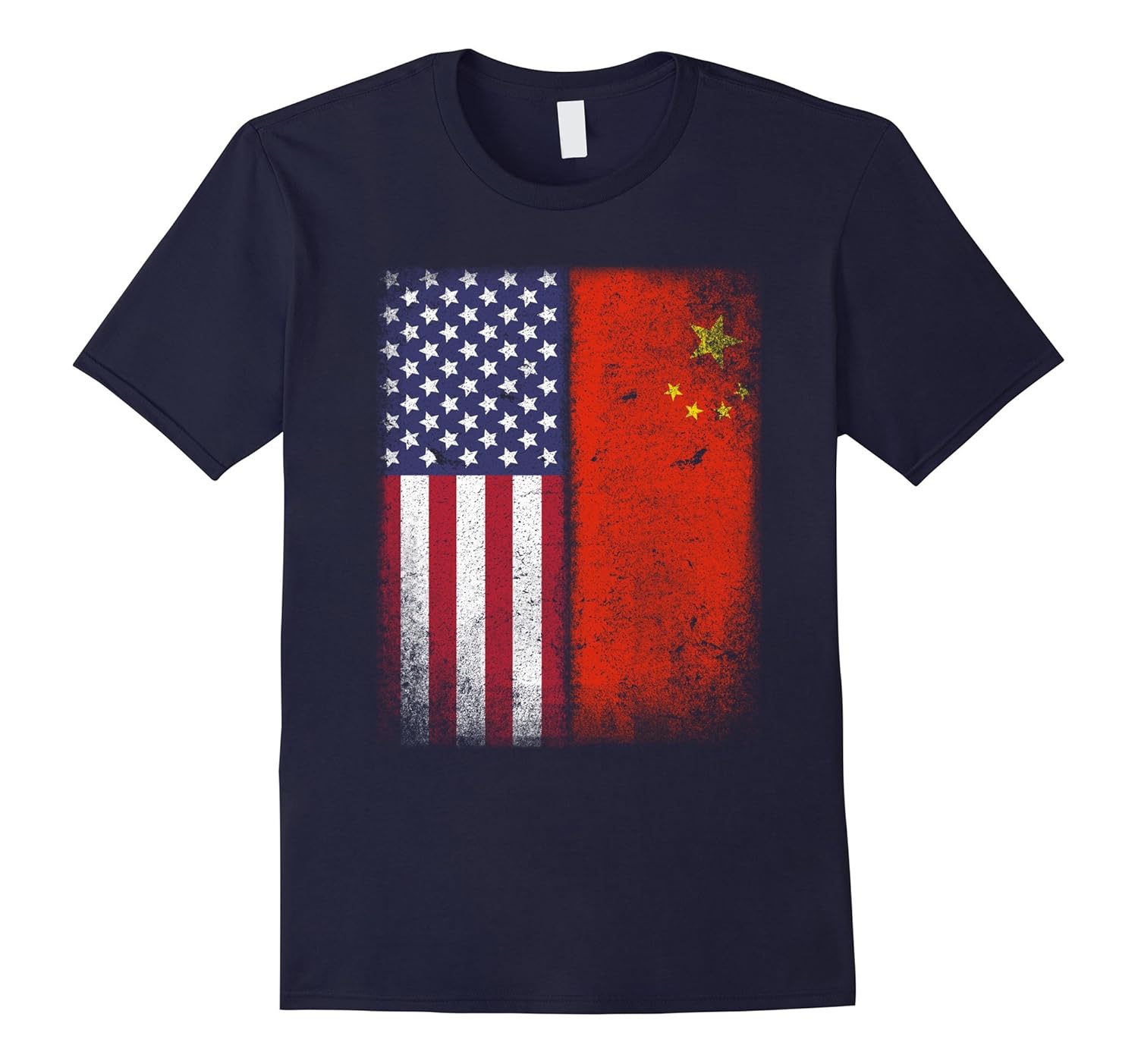 American Chinese Flag T-shirt China Heritage Tee-ANZ