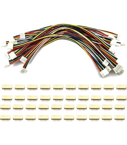 Kit Micro JST 3 Broches 1,25 Mm GH Avec Câble 26AWG 20 Cm + Prise Femelle – Pour Vos Projets DIY Et Modélisme (lot De 1)