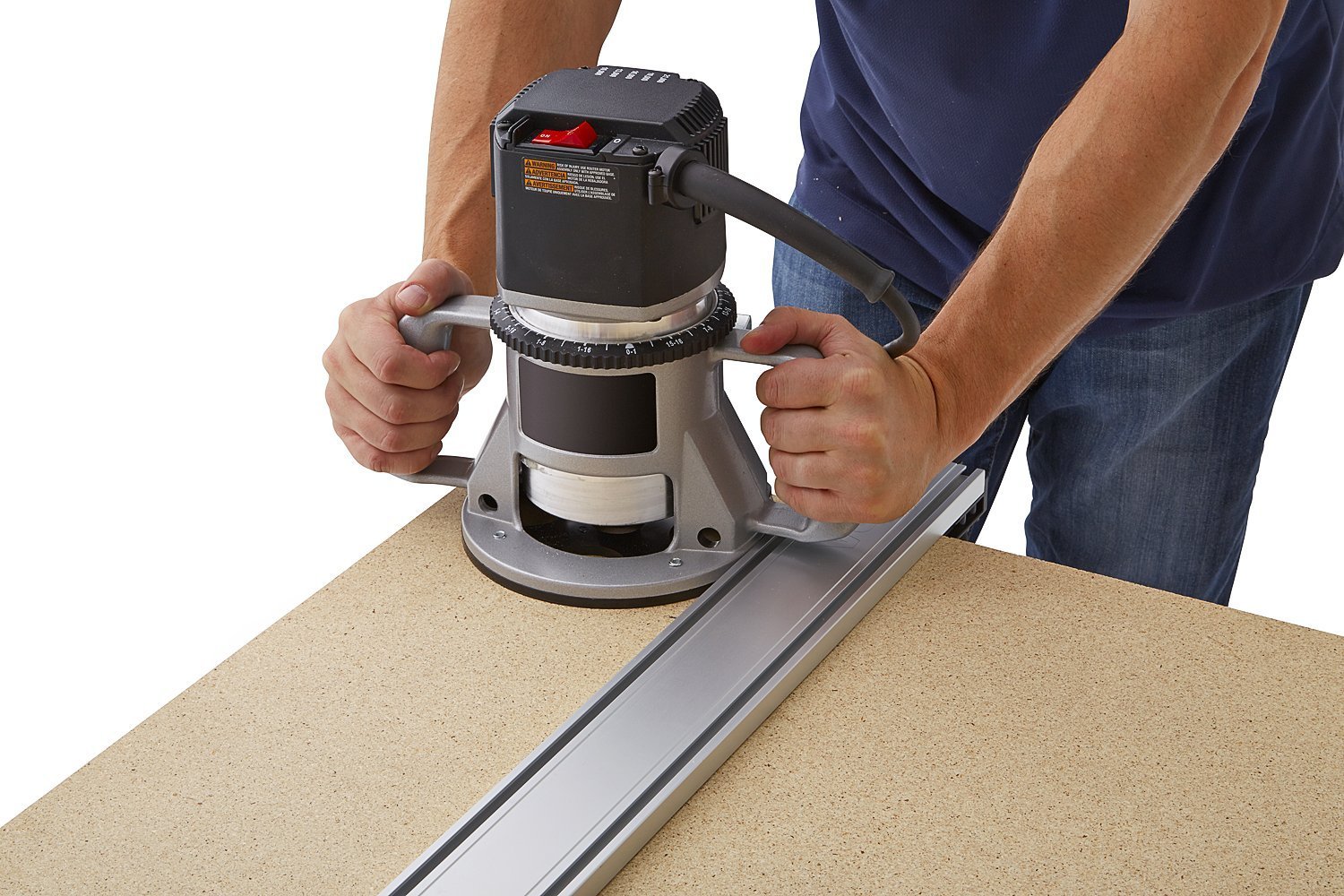 Bora WTX Clamp Edge and Straight Cut Guide for Circular Saws 100 Inch