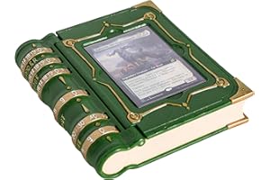 LYNX MTG Commander EDH Command Zone/Tray for Magic The Gathering -With Damage, Cast & Life Counters. Store your Commander Deck's Dice & Tokens inside (up to 30 Sleeved Cards)- MTG Accessories Gift. (Green)