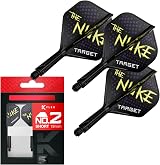 Target Darts Luke Littler K-Flex Flights & Shaft System No.2 Short 19mm Pack of view 1