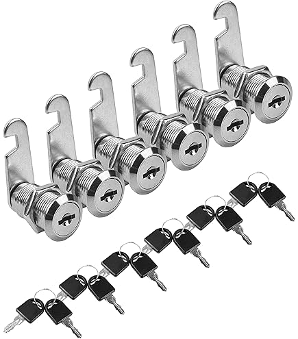 Cerradura De Gabinete Con Llave Triangular Con Leva Tubular De 1-1/8 Pulgadas, Cerradura De Cajón De Gabinete De Caja Eléctrica Que Asegura Documentos Y Cajones Importantes