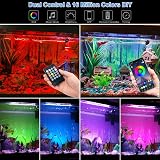 VARMHUS Submersible LED Aquarium Light with Remote APP Control 12V 29 Modes view 2