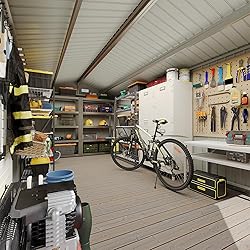 Aoxun 10'x12' Outdoor Metal Storage Shed with
