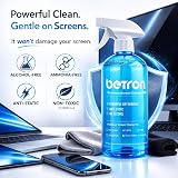Betron Screen Cleaner Spray 500ml with Microfibre Wipes & Brush view 4