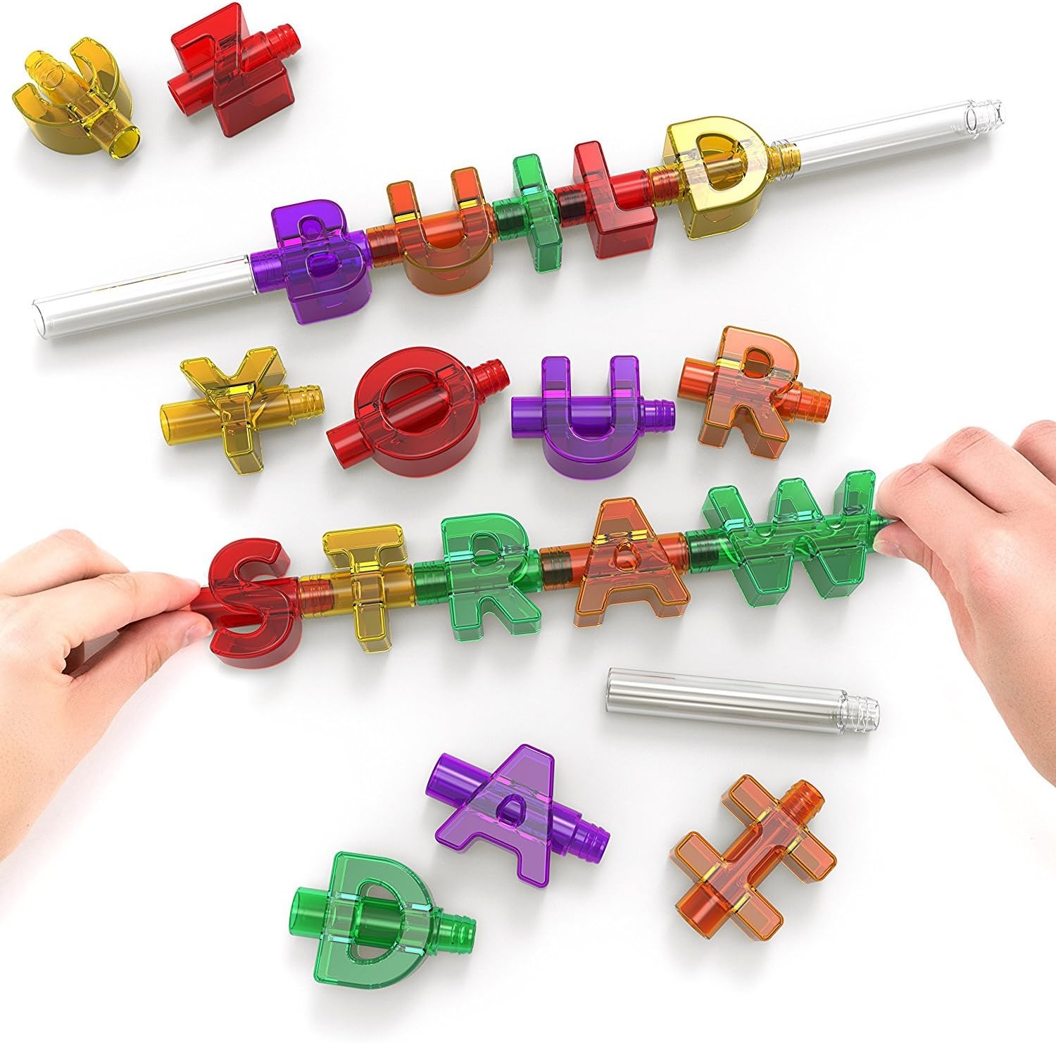 Spelly Straws Interactive Straw - Multi-Colour